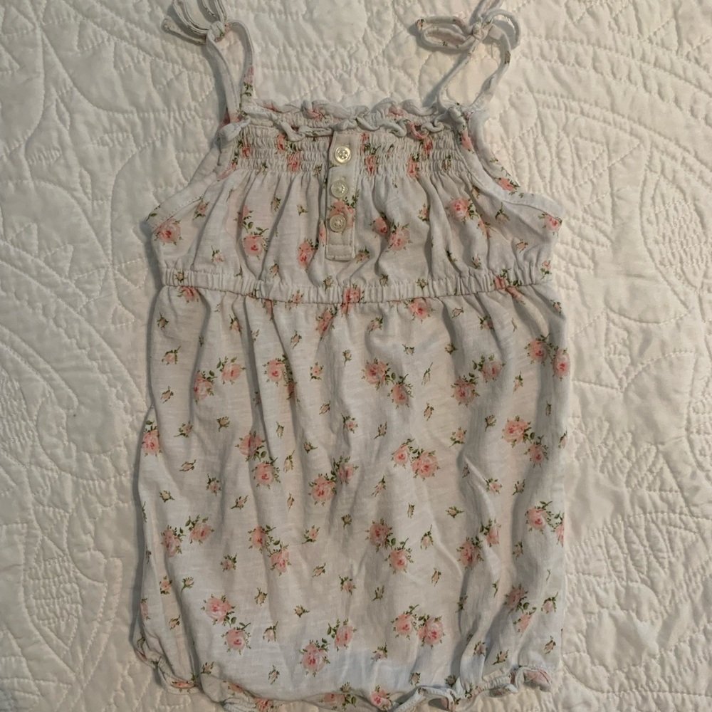 Ralph Lauren Romper 9M Roses